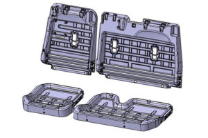 Module Category Runner-up: Toyota Motor Corporation, U.S. Farathane, BASF/Toyota Tacoma 2nd row composite seat structure.