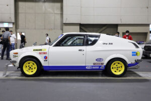 Mr. Sugiyama's 1974 first-generation KPE10 Nissan Cherry Coupe X-1R