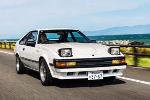 Ms. Rami Sasaki test drives a 1985 Toyota Celica XX